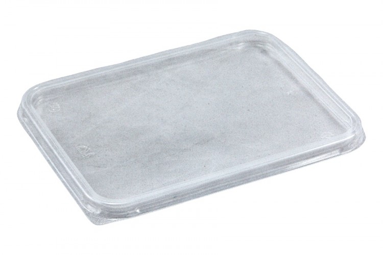 Víčko čiré19x14cm (100ks) | Jednorázové nádobí - Kelímky, tácky, talíře, boxy